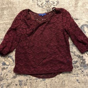 APT 9 Lace Blouse